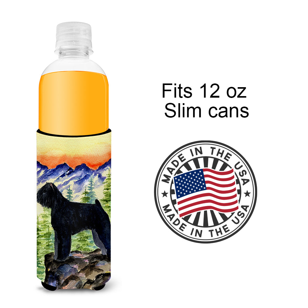 Bouvier des Flandres Ultra Beverage Insulators for slim cans SS8286MUK
