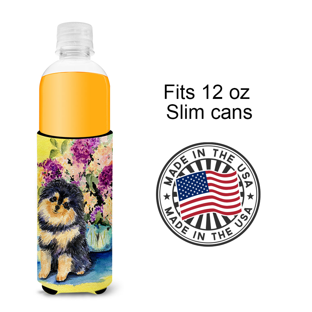 Pomeranian Ultra Beverage Insulators for slim cans SS8290MUK.