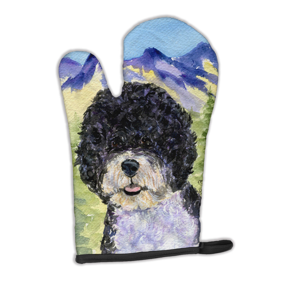 Portuguese Water Dog Oven Mitt SS8303OVMT  the-store.com.