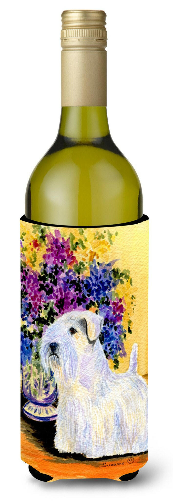 Sealyham Terrier Wine Bottle Beverage Insulator Beverage Insulator Hugger by Caroline&#39;s Treasures