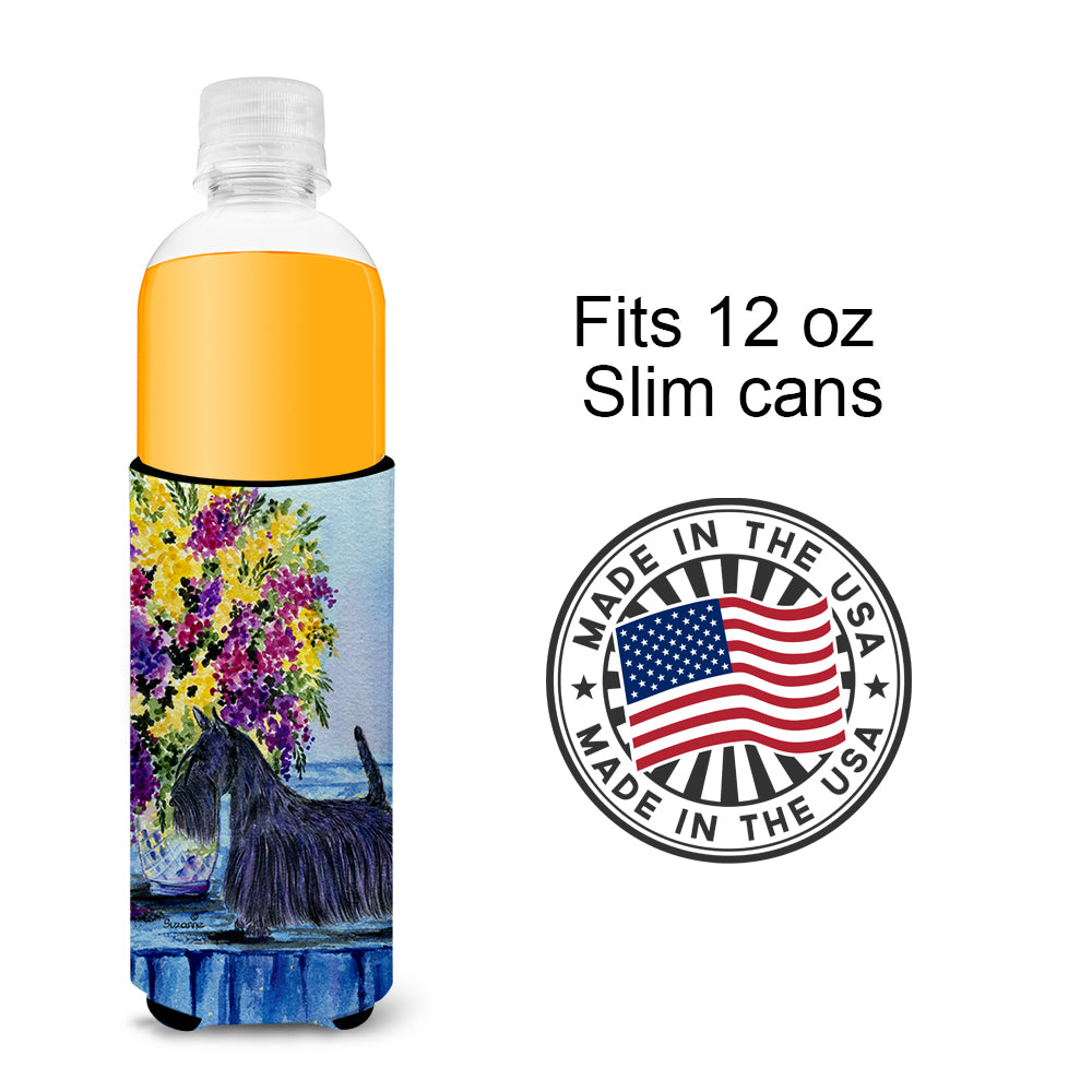 Scottish Terrier Ultra Beverage Insulators for slim cans SS8309MUK.