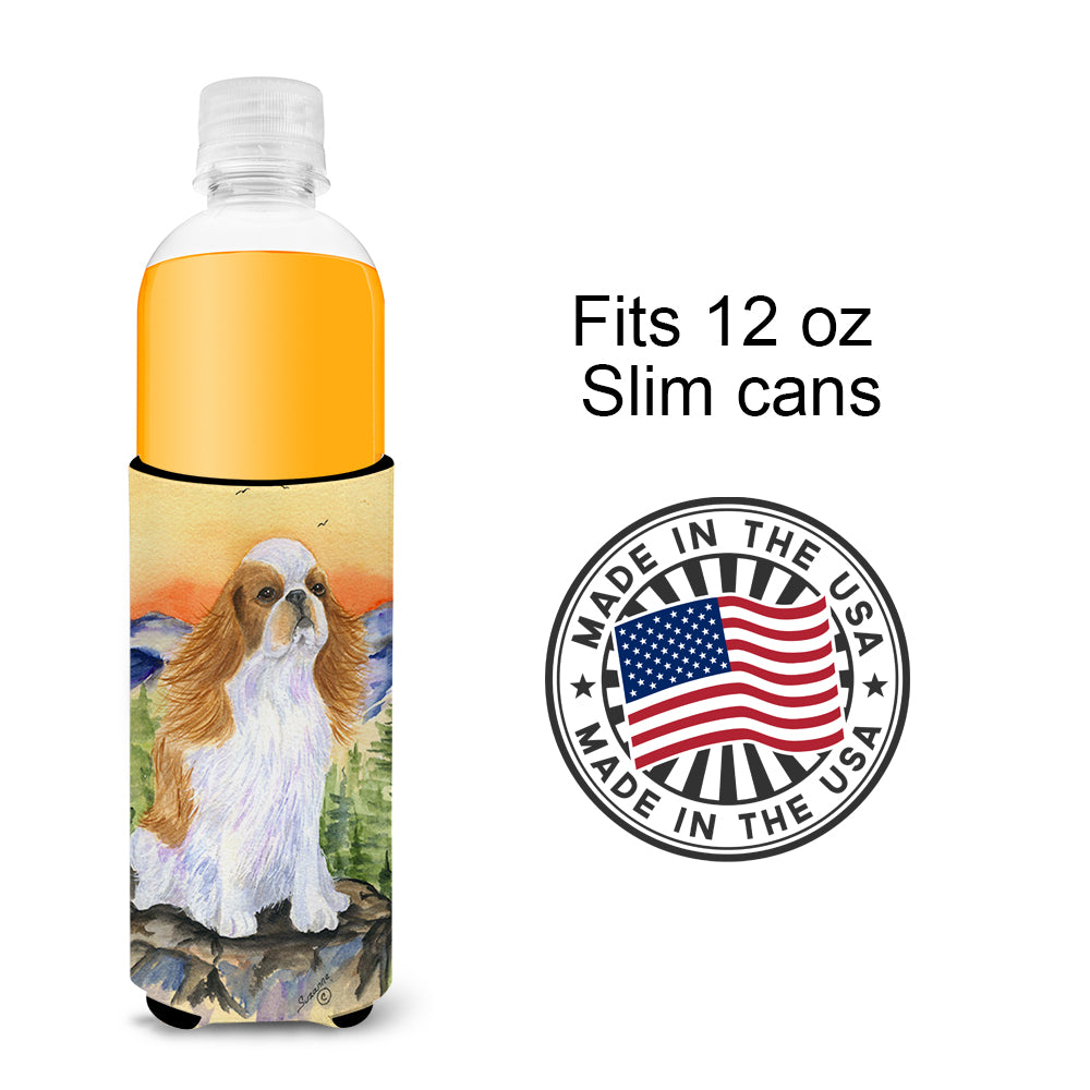 English Toy Spaniel Ultra Beverage Insulators for slim cans SS8311MUK.