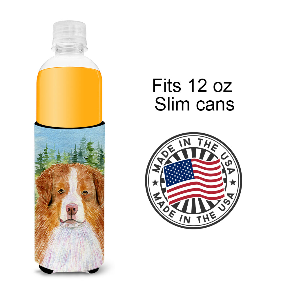 Australian Shepherd Ultra Beverage Insulators for slim cans SS8317MUK.