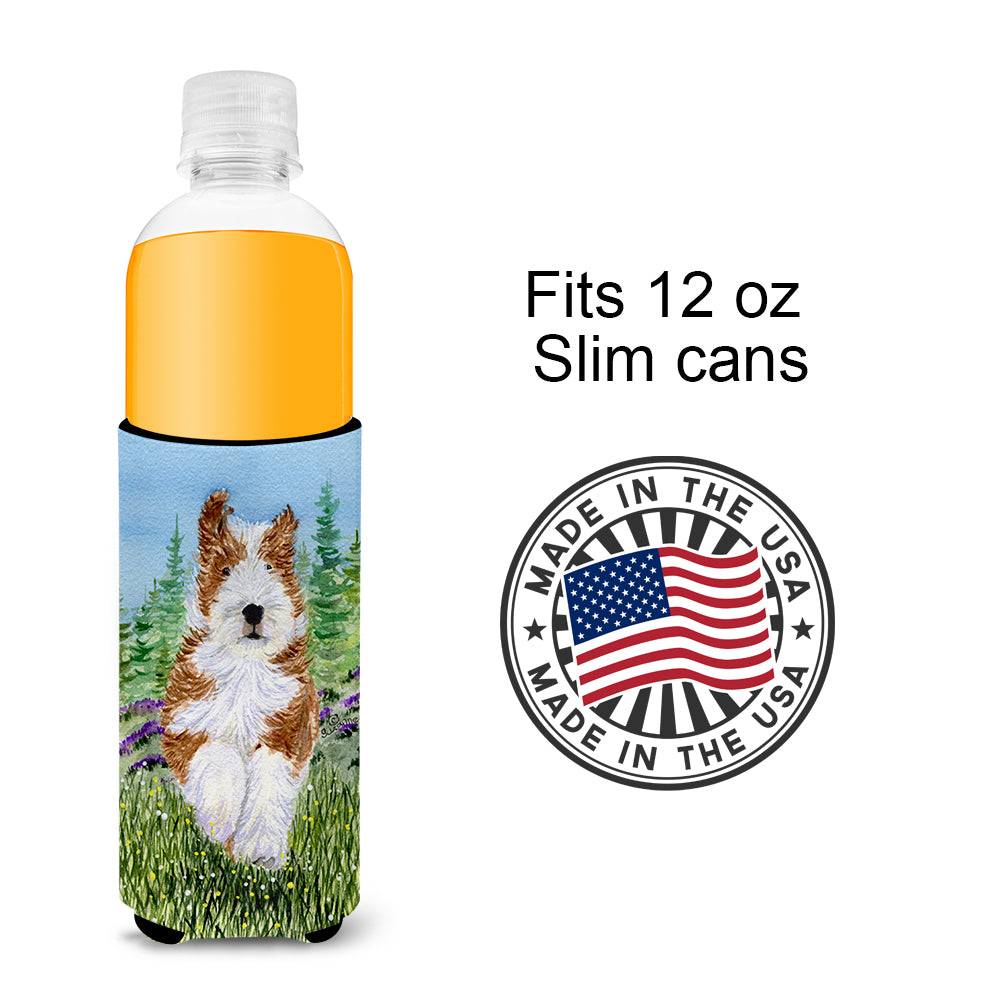 Bearded Collie Ultra Beverage Insulators for slim cans SS8320MUK