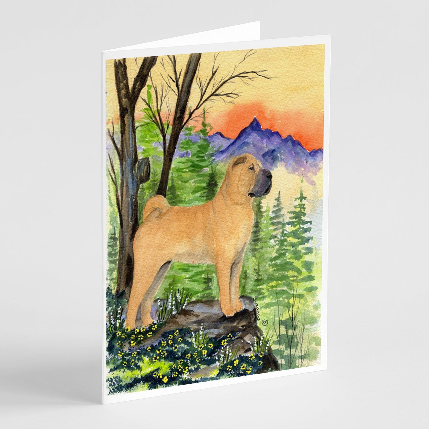 Buy this Shar Pei Greeting Cards and Envelopes Pack of 8