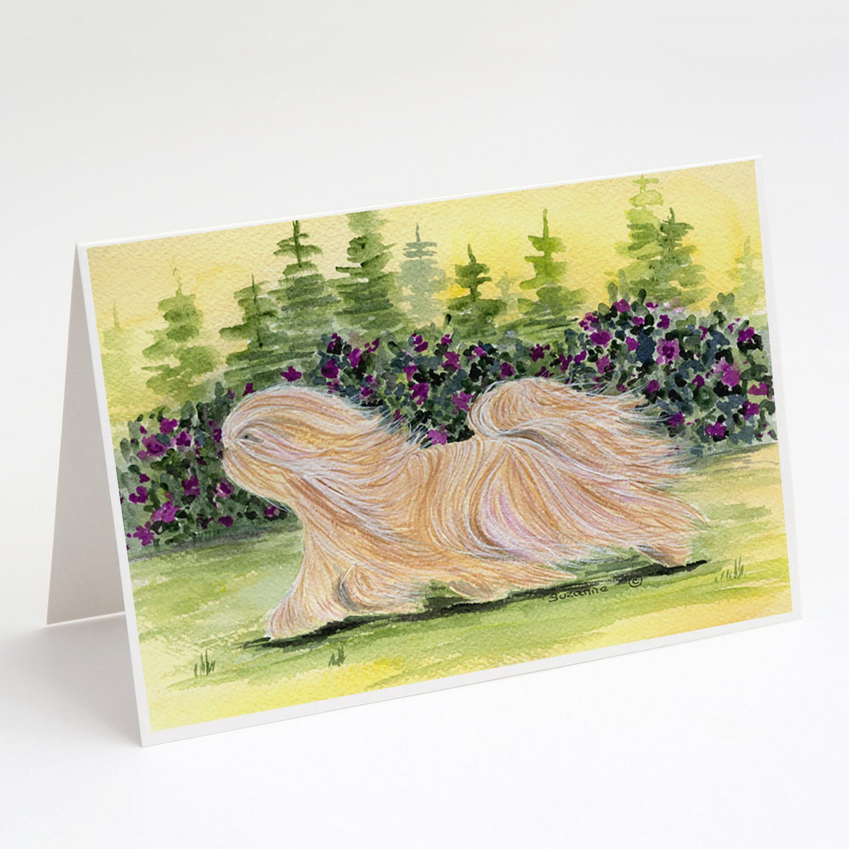 Buy this Lhasa Apso Greeting Cards and Envelopes Pack of 8