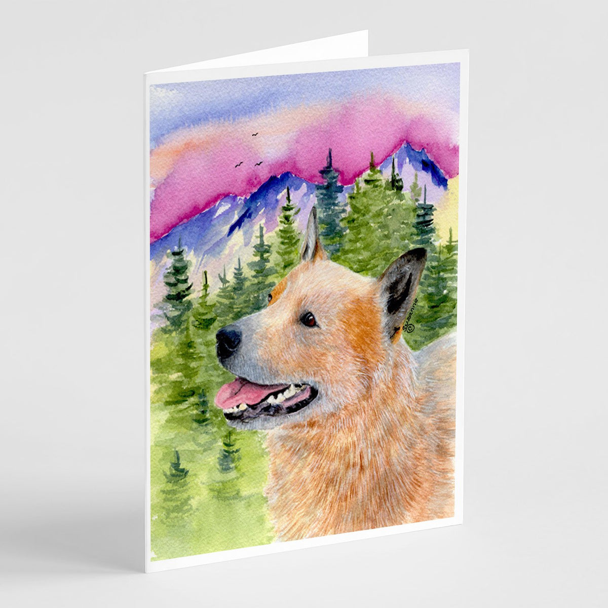 Buy this Australian Cattle Dog Greeting Cards and Envelopes Pack of 8