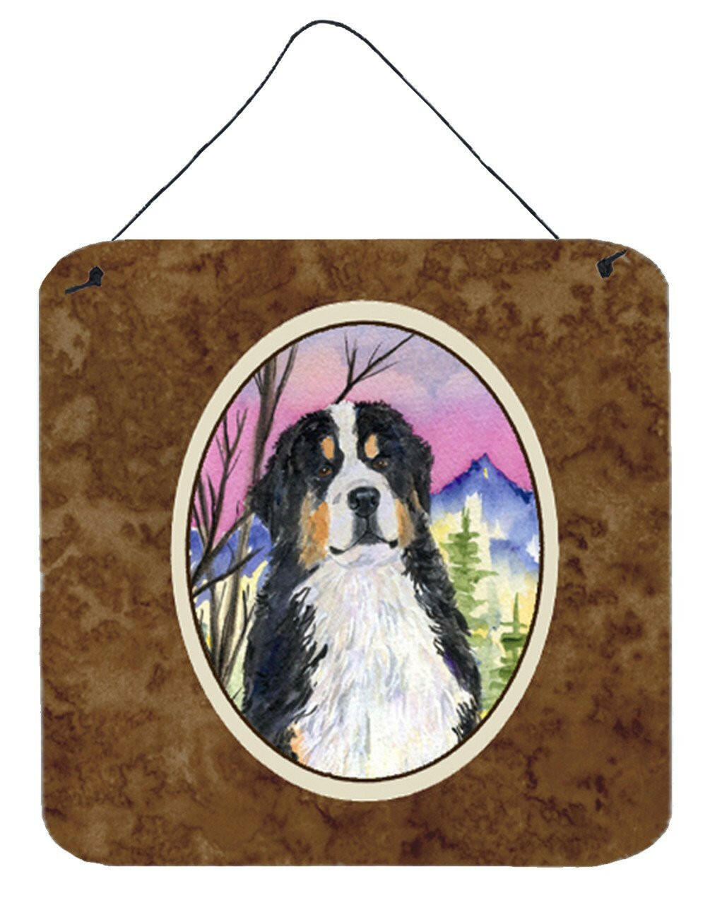 Bernese Mountain Dog Aluminium Metal Wall or Door Hanging Prints by Caroline&#39;s Treasures