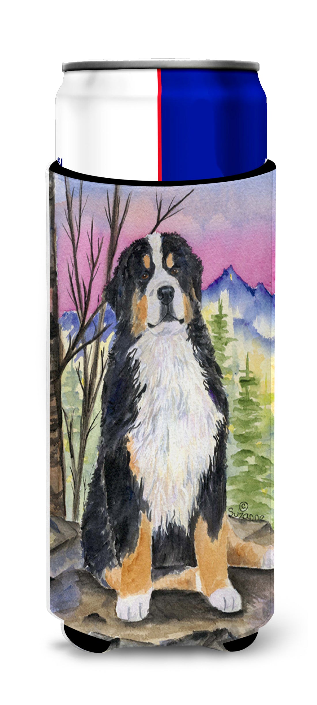 Bernese Mountain Dog Ultra Beverage Insulators for slim cans SS8336MUK