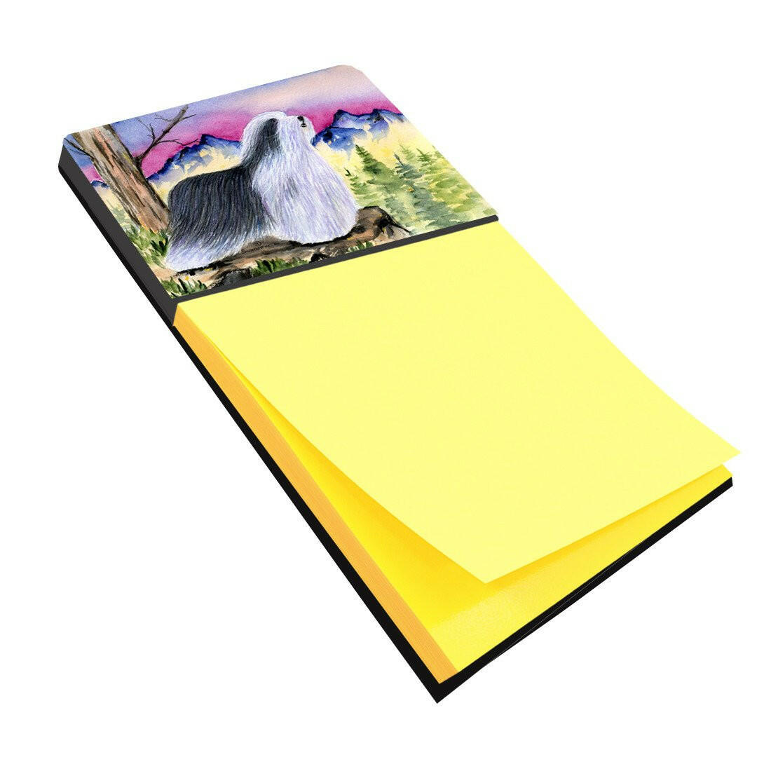 Bearded Collie Refiillable Sticky Note Holder or Postit Note Dispenser SS8338SN by Caroline's Treasures