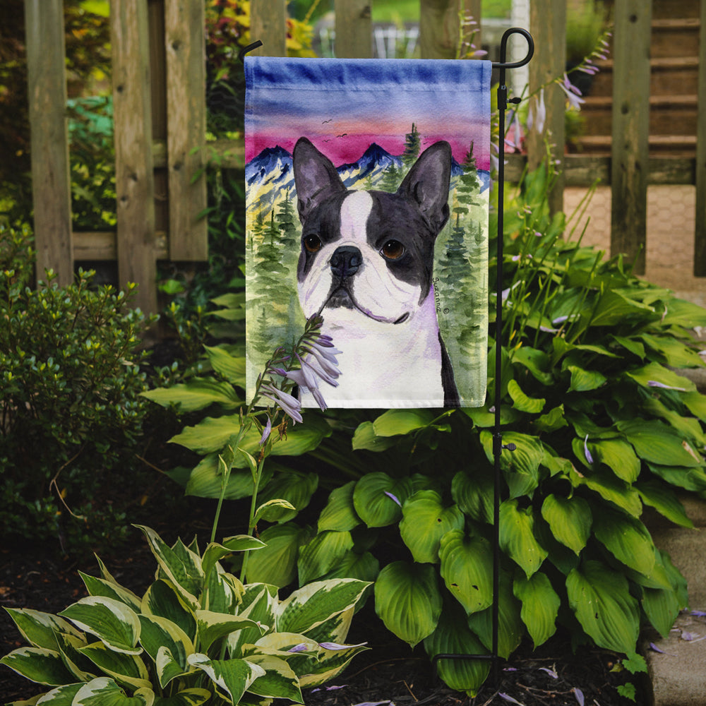 Boston Terrier Flag Garden Size.