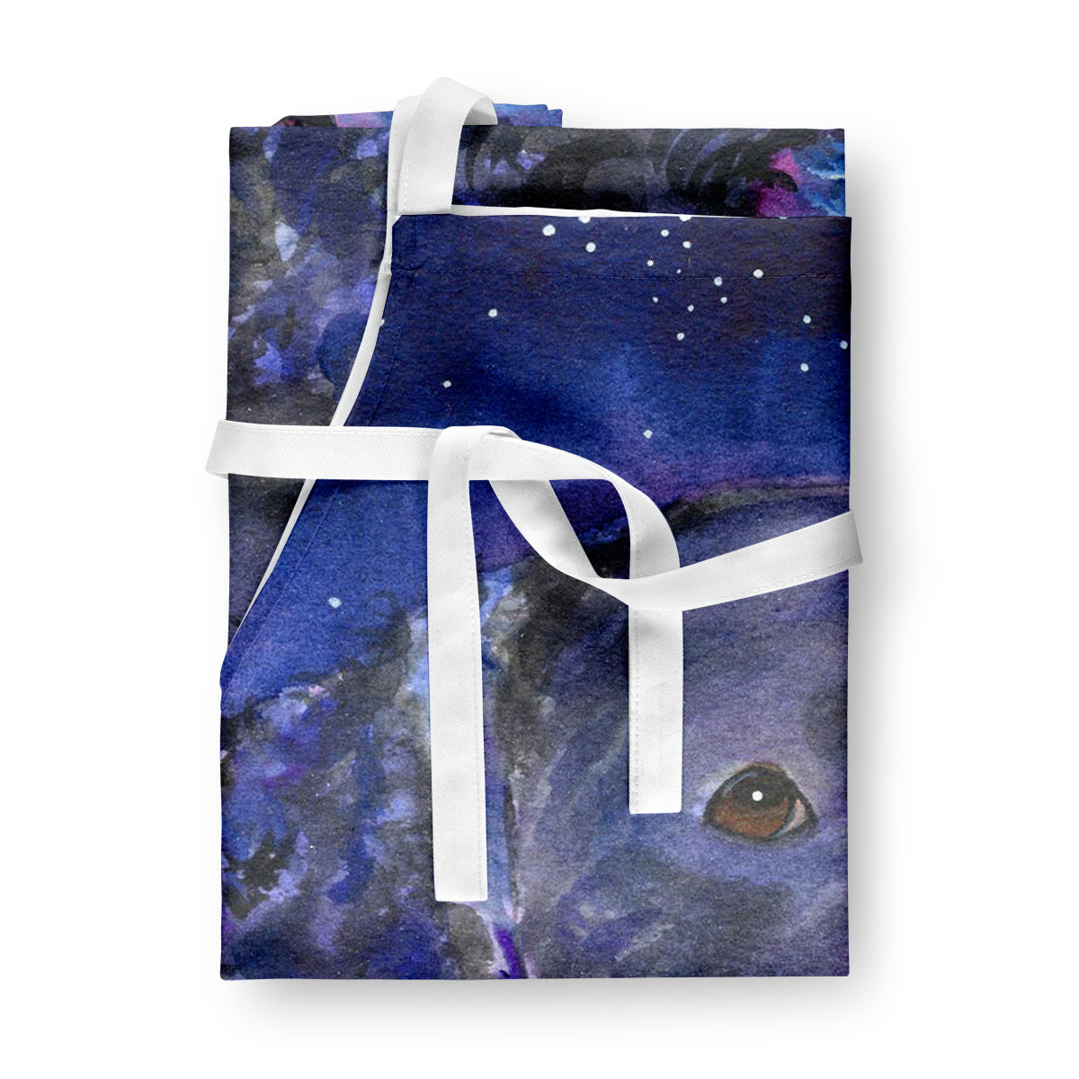 Starry Night Curly Coated Retriever Apron - the-store.com