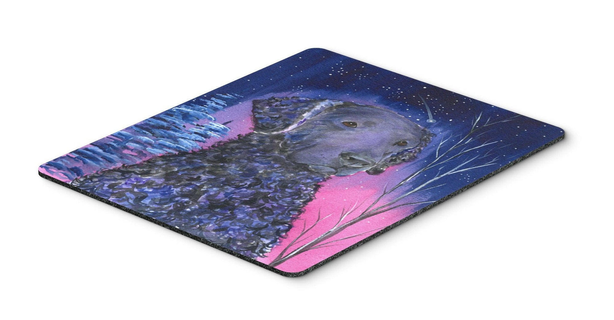 Starry Night Curly Coated Retriever Mouse Pad / Hot Pad / Trivet by Caroline's Treasures