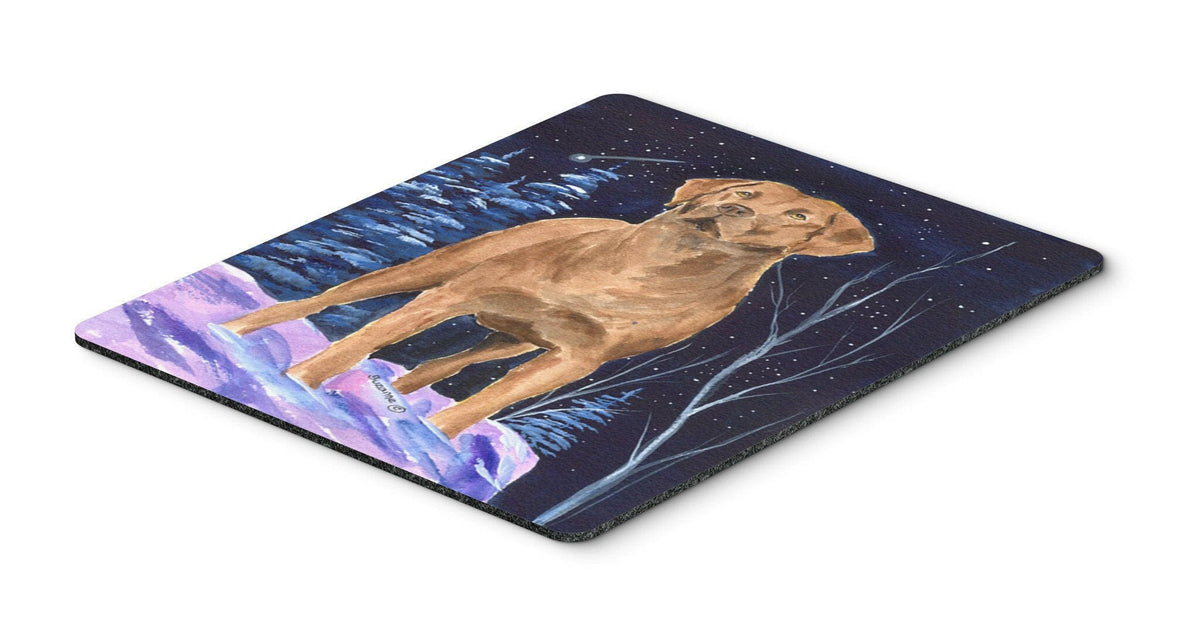Starry Night Chesapeake Bay Retriever Mouse Pad / Hot Pad / Trivet by Caroline&#39;s Treasures