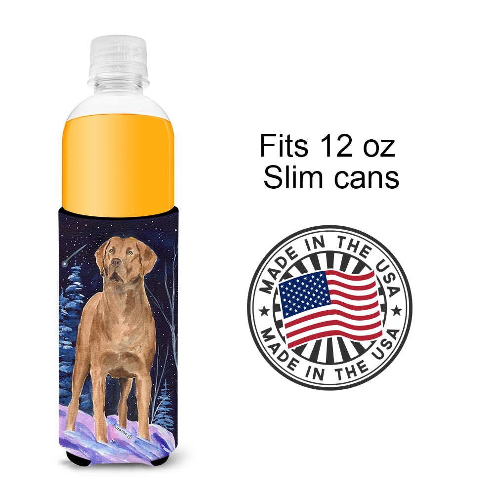 Starry Night Chesapeake Bay Retriever Ultra Beverage Insulators for slim cans SS8355MUK