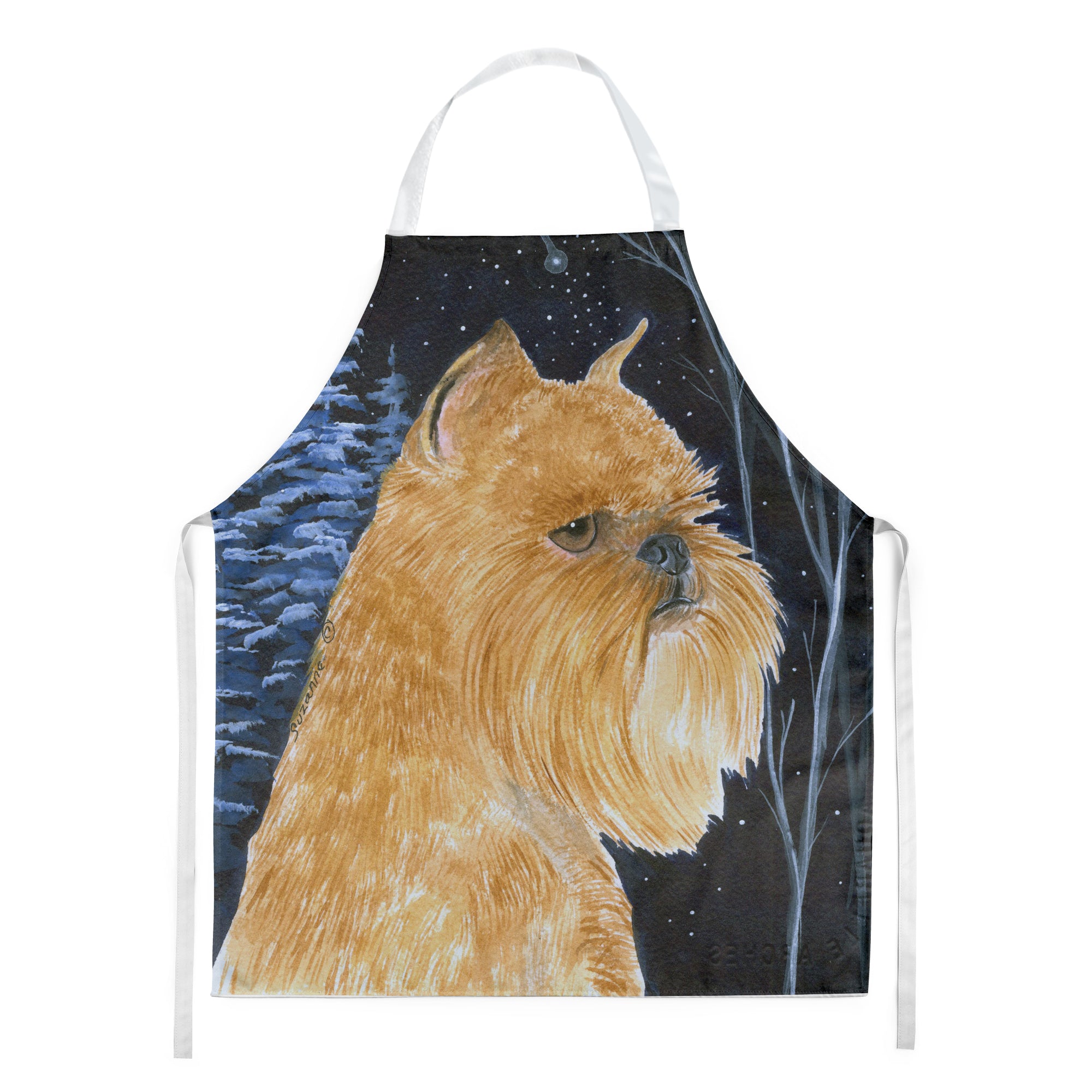 Starry Night Brussels Griffon Apron - the-store.com
