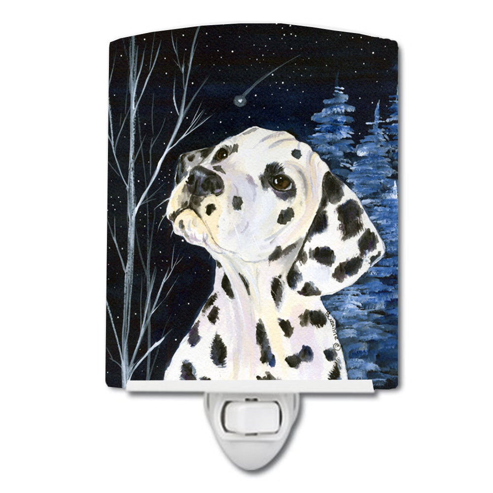 Starry Night Dalmatian Ceramic Night Light SS8370CNL - the-store.com