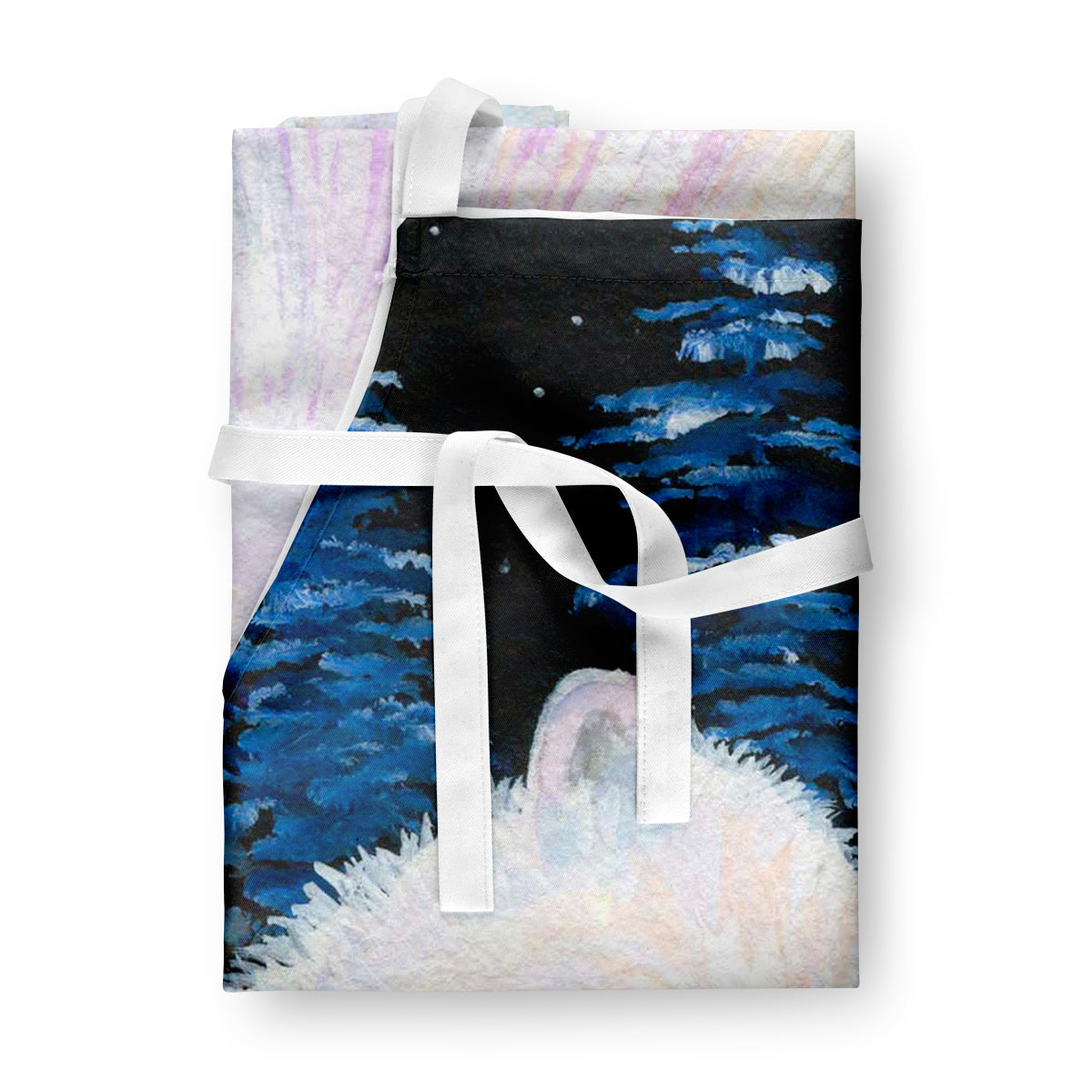 Starry Night Samoyed Apron - the-store.com