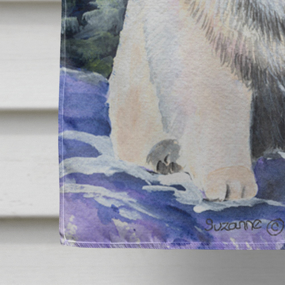 Starry Night Keeshond Flag Canvas House Size  the-store.com.