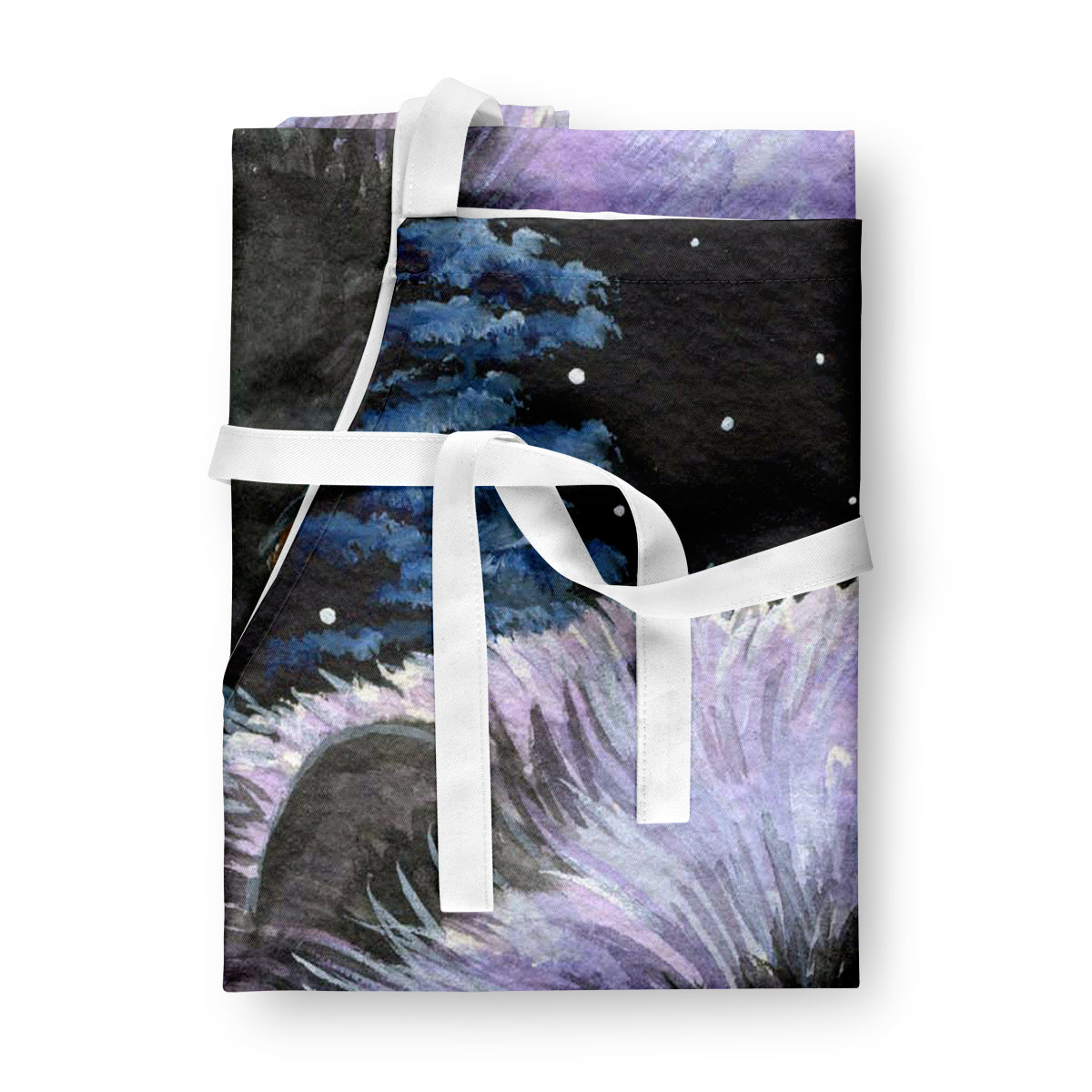 Starry Night Keeshond Apron - the-store.com