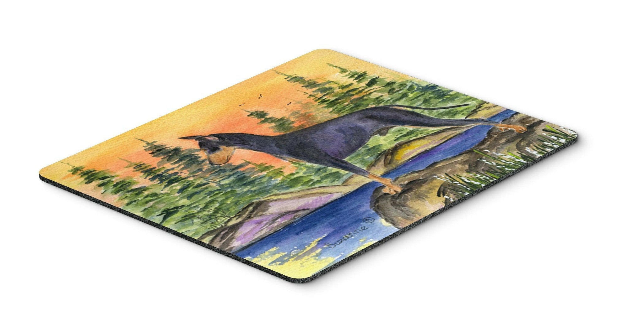 Manchester Terrier Mouse Pad / Hot Pad / Trivet by Caroline's Treasures