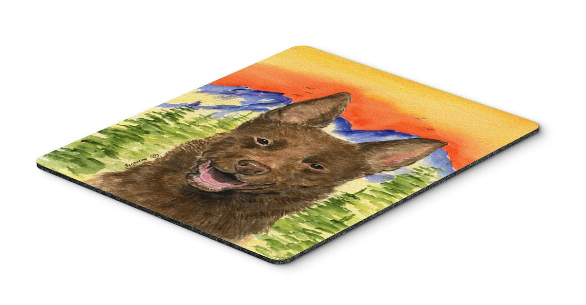 Australian Kelpie Mouse Pad / Hot Pad / Trivet by Caroline&#39;s Treasures