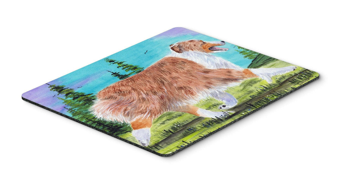 Australian Shepherd Mouse Pad / Hot Pad / Trivet by Caroline&#39;s Treasures