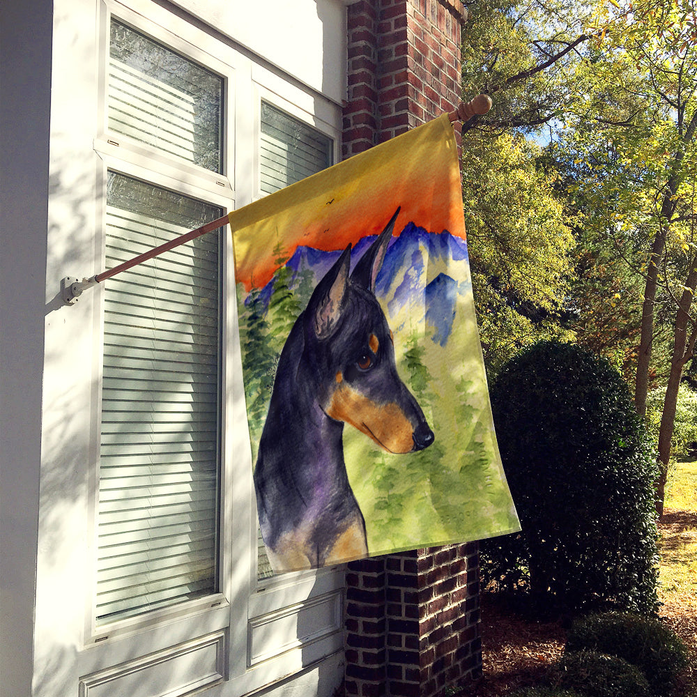 Manchester Terrier Flag Canvas House Size  the-store.com.