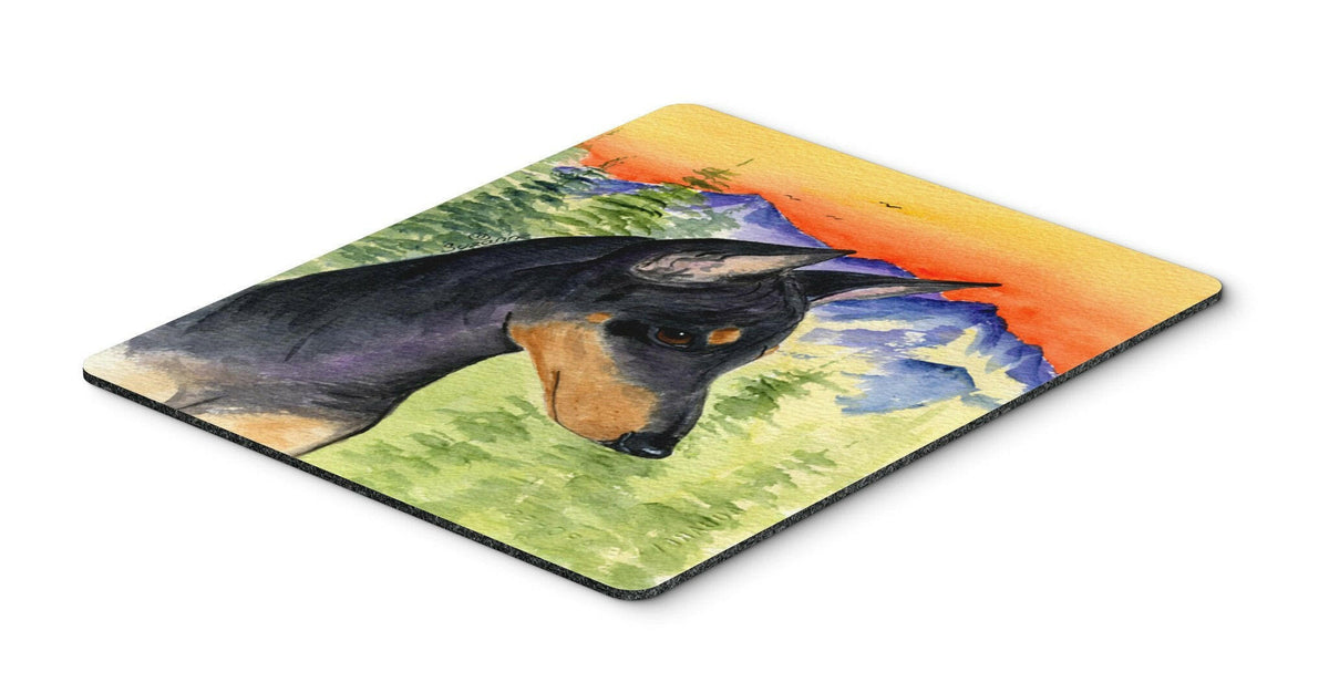 Manchester Terrier Mouse Pad / Hot Pad / Trivet by Caroline&#39;s Treasures