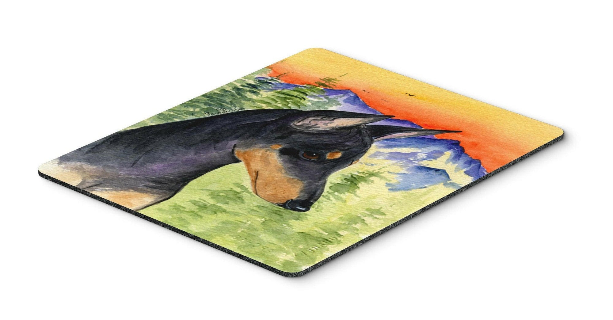 Manchester Terrier Mouse Pad / Hot Pad / Trivet by Caroline's Treasures