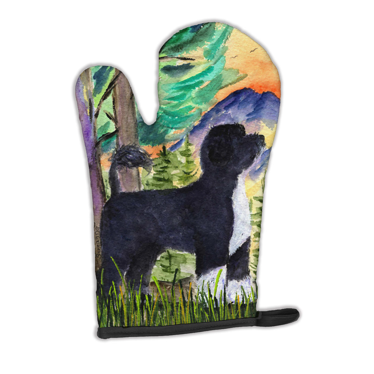Portuguese Water Dog Oven Mitt SS8429OVMT  the-store.com.