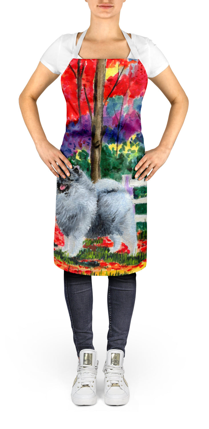Caroline's Treasures Keeshond Apron – Artist-Designed Kitchen, BBQ & Craft Apron