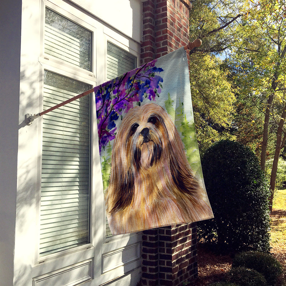 Lhasa Apso Flag Canvas House Size  the-store.com.
