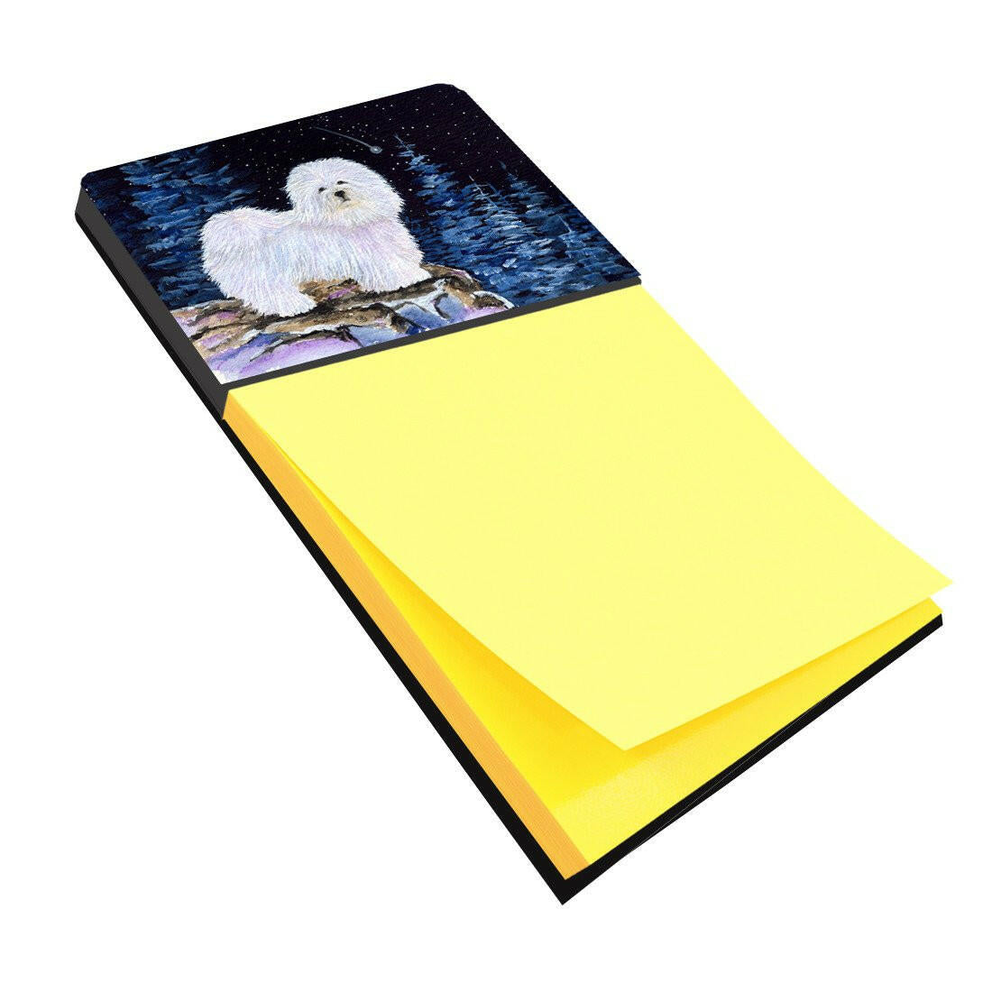 Starry Night Coton de Tulear Refiillable Sticky Note Holder or Postit Note Dispenser SS8437SN by Caroline's Treasures