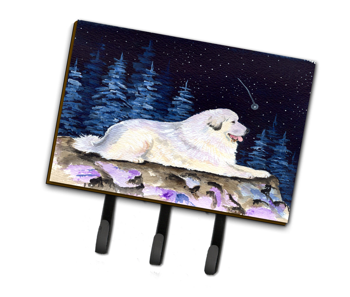 Starry Night Great Pyrenees Leash Holder or Key Hook  the-store.com.