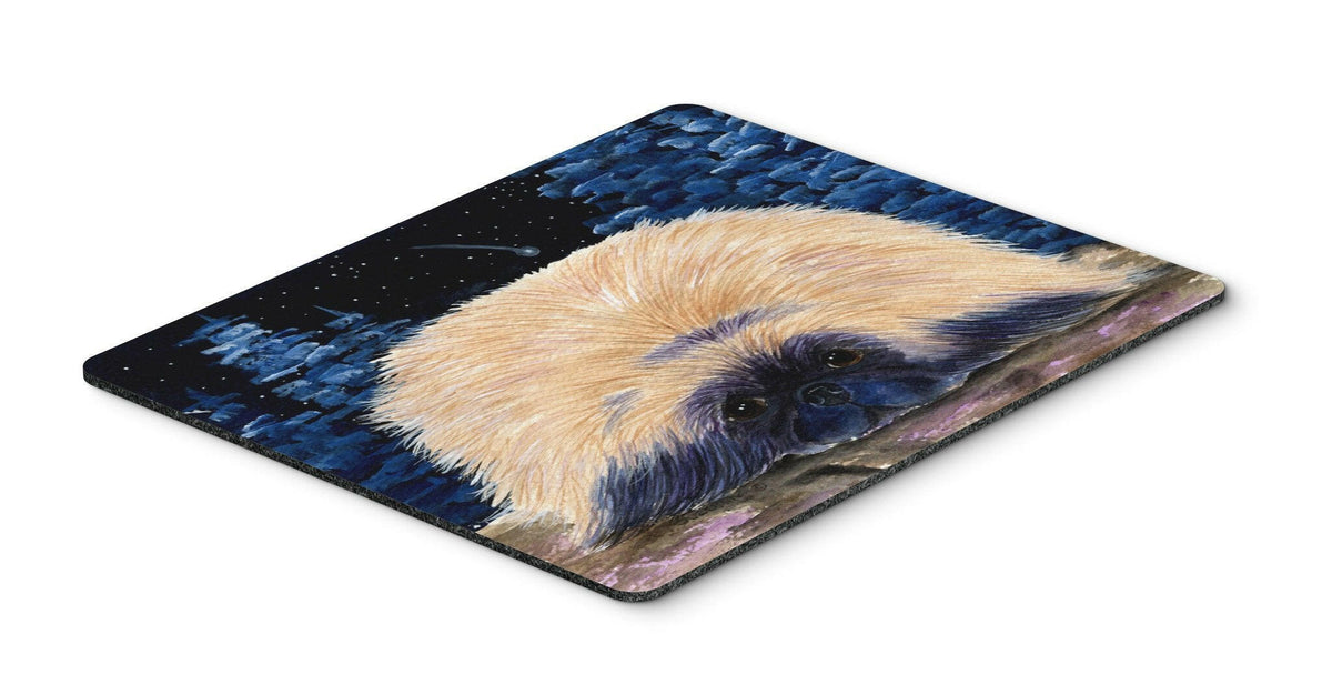 Starry Night Pekingese Mouse Pad / Hot Pad / Trivet by Caroline&#39;s Treasures