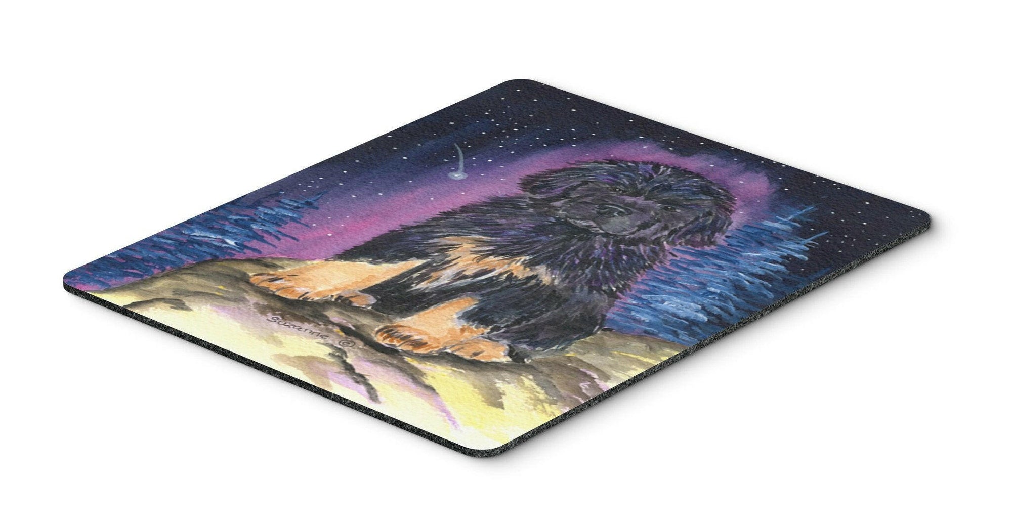 Starry Night Tibetan Mastiff Mouse Pad / Hot Pad / Trivet by Caroline's Treasures