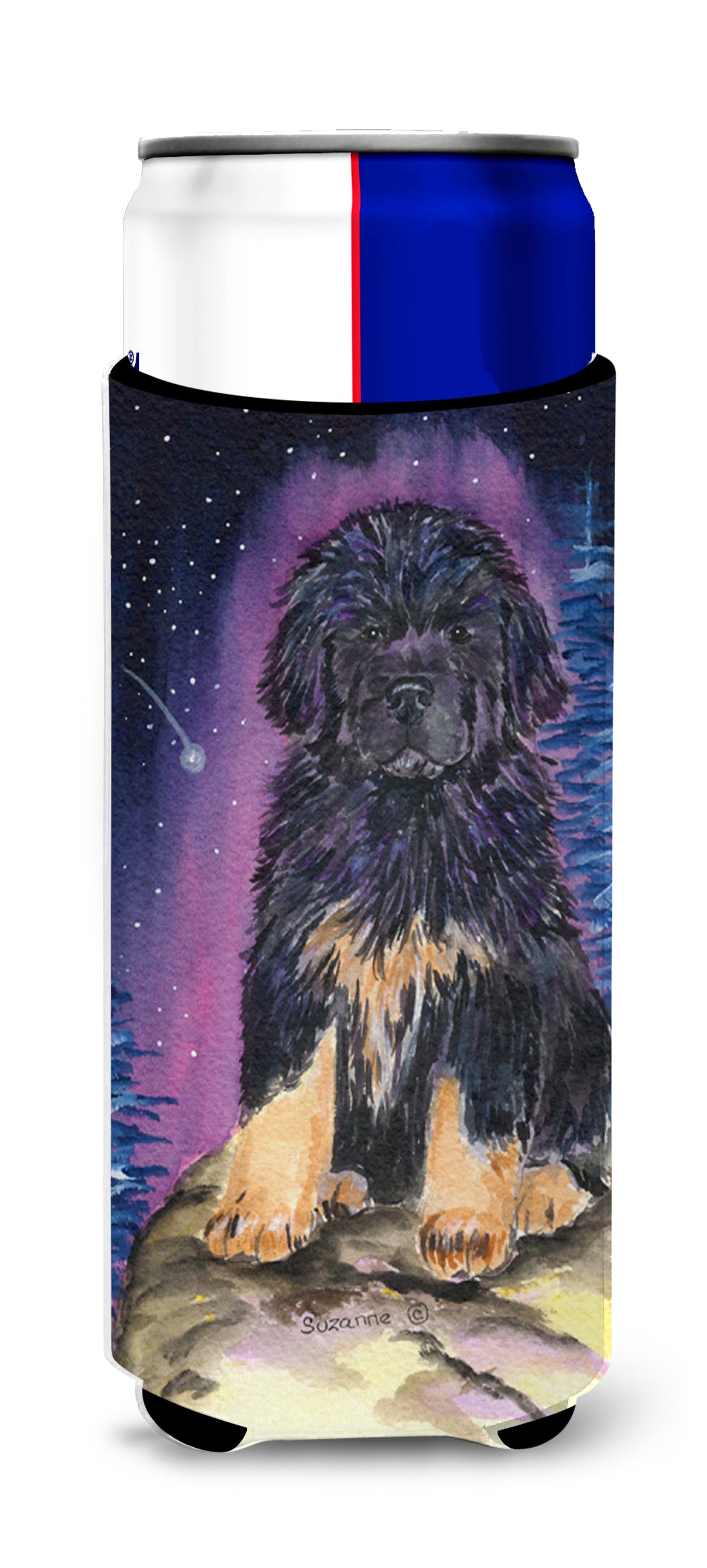 Starry Night Tibetan Mastiff Ultra Beverage Isolateurs pour canettes minces SS8440MUK