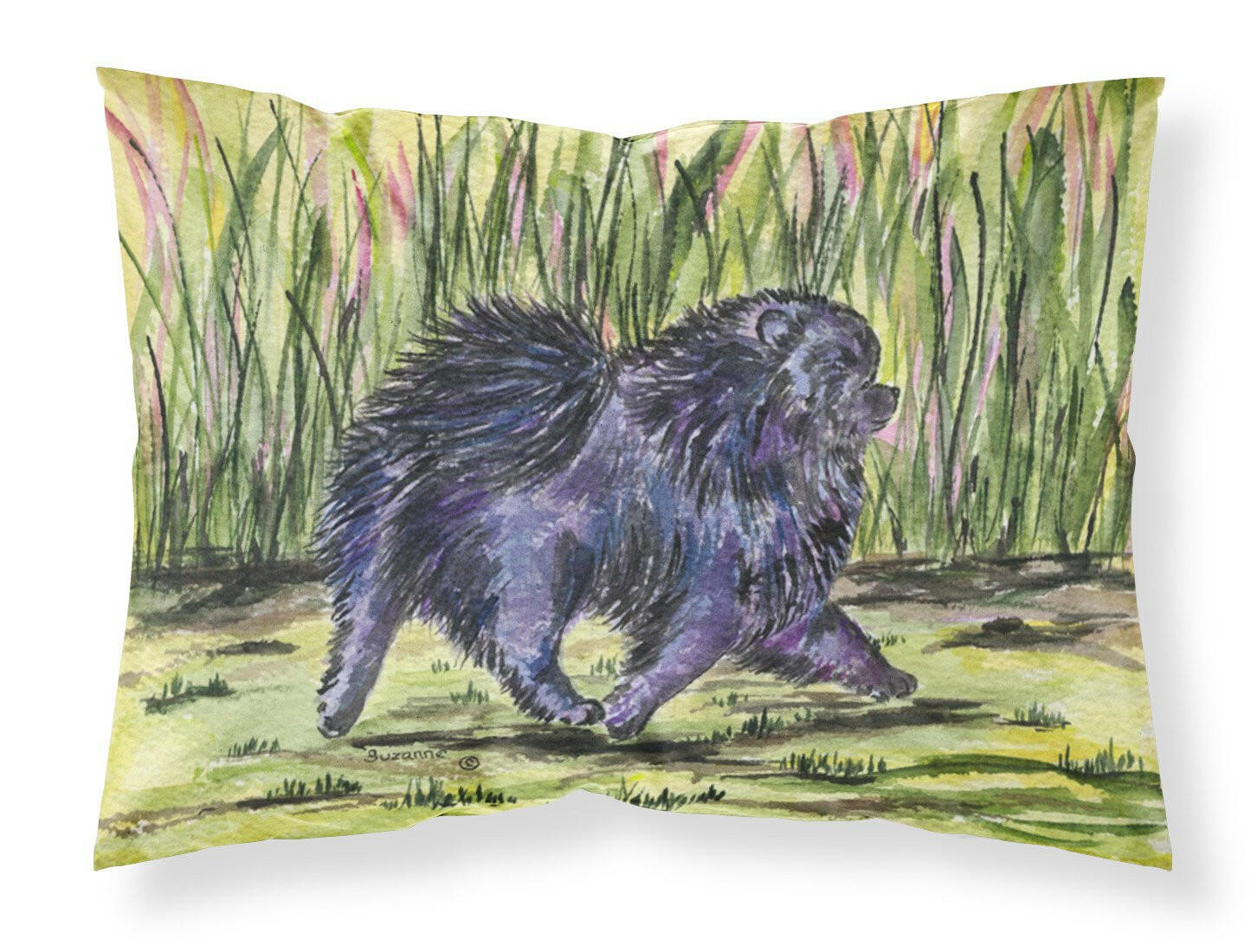 Pomeranian Moisture wicking Fabric standard pillowcase by Caroline's Treasures