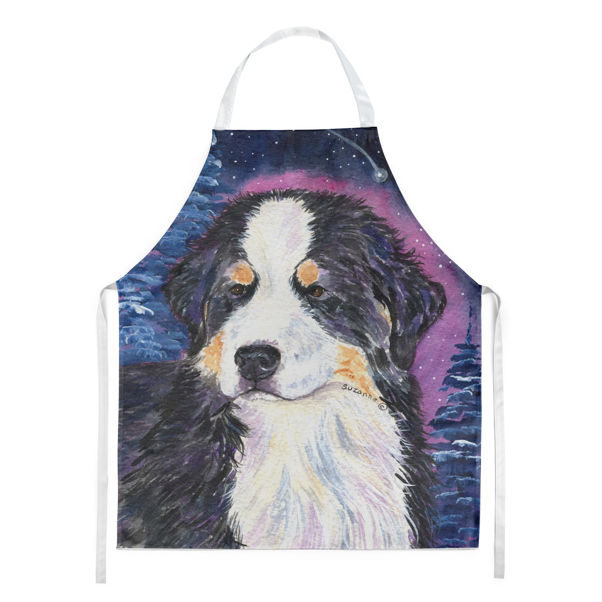 Starry Night Bernese Mountain Dog Apron - the-store.com