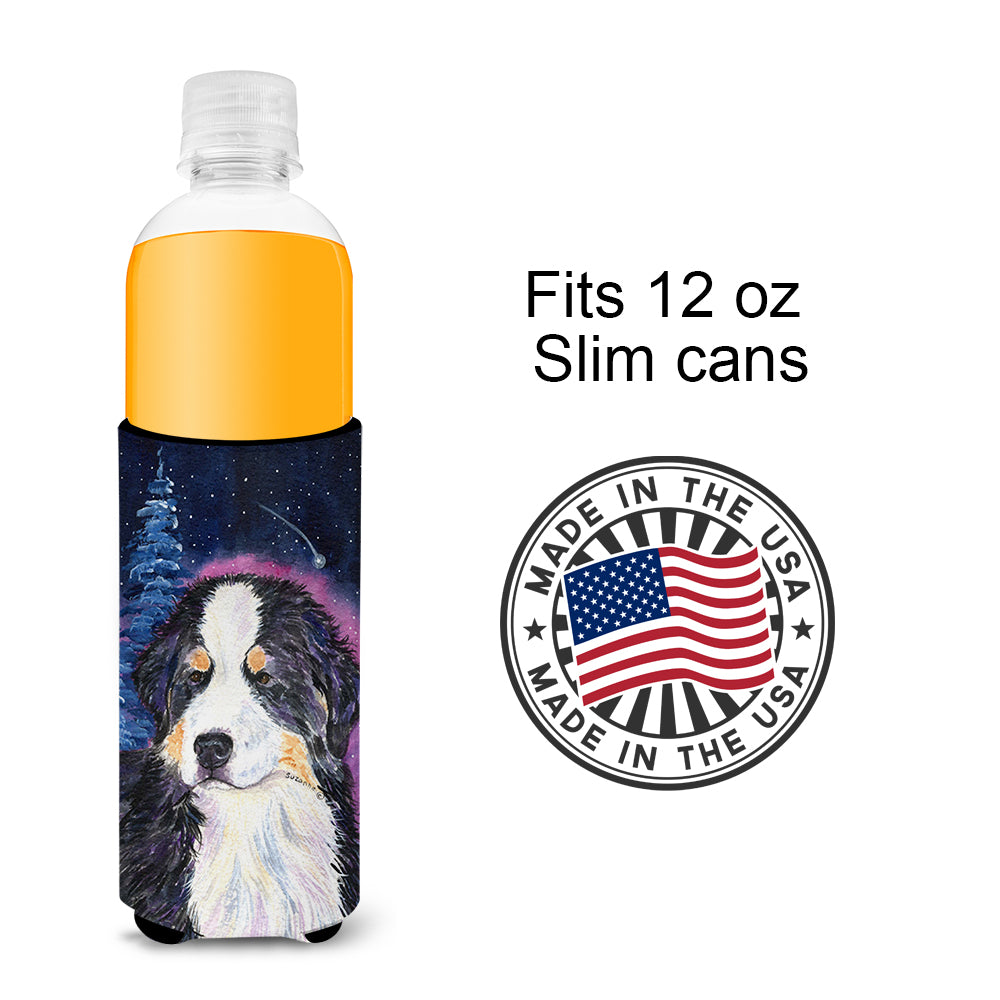 Starry Night Bernese Mountain Dog Ultra Beverage Insulators for slim cans SS8446MUK