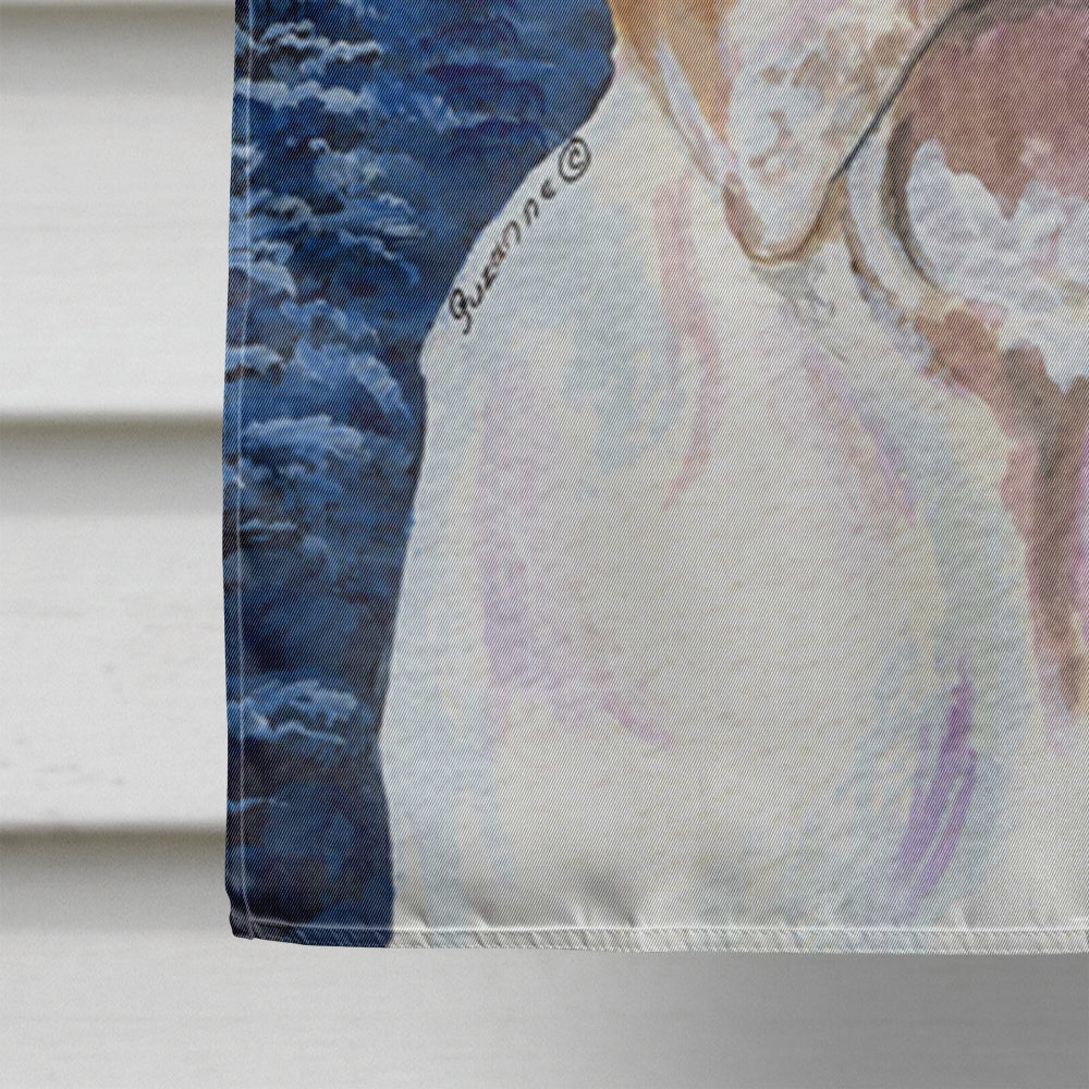 Starry Night English Bulldog Flag Canvas House Size  the-store.com.