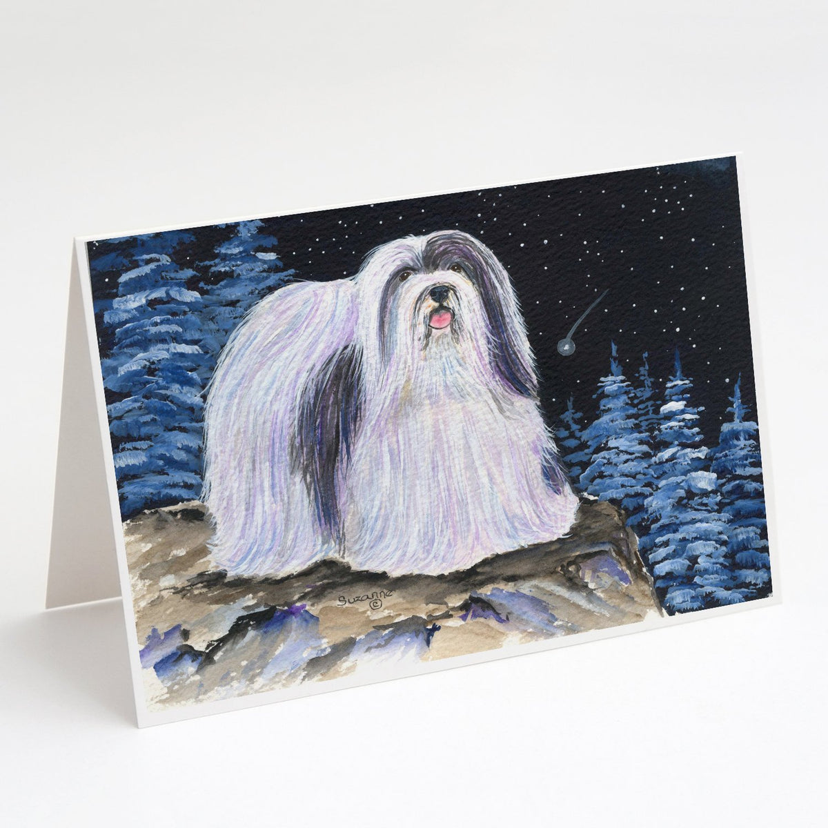 Buy this Starry Night Havanese Greeting Cards and Envelopes Pack of 8