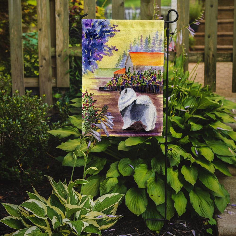 Caroline's Treasures Keeshond Garden Flag - Outdoor Decorative Yard Flag
