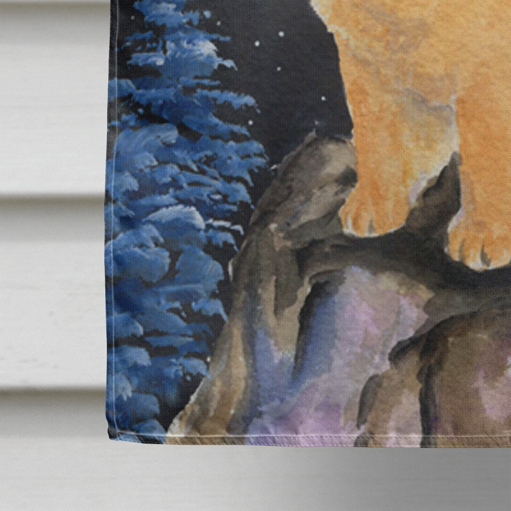 Starry Night Chow Chow Flag Canvas House Size  the-store.com.
