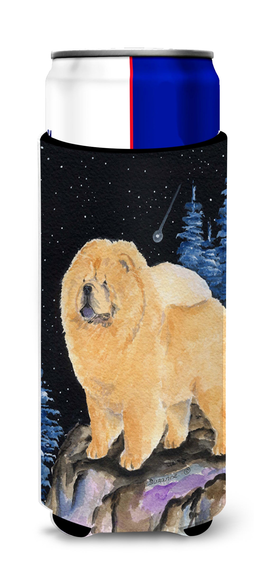 Starry Night Chow Chow Ultra Beverage Isolateurs pour canettes minces SS8454MUK