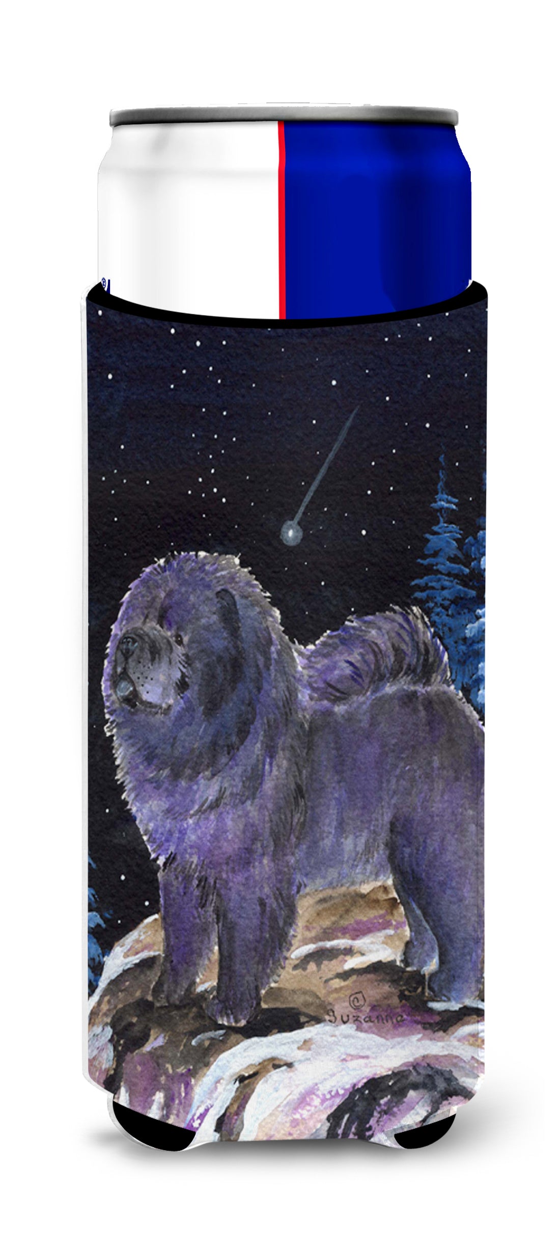 Starry Night Chow Chow Ultra Beverage Isolateurs pour canettes minces SS8456MUK