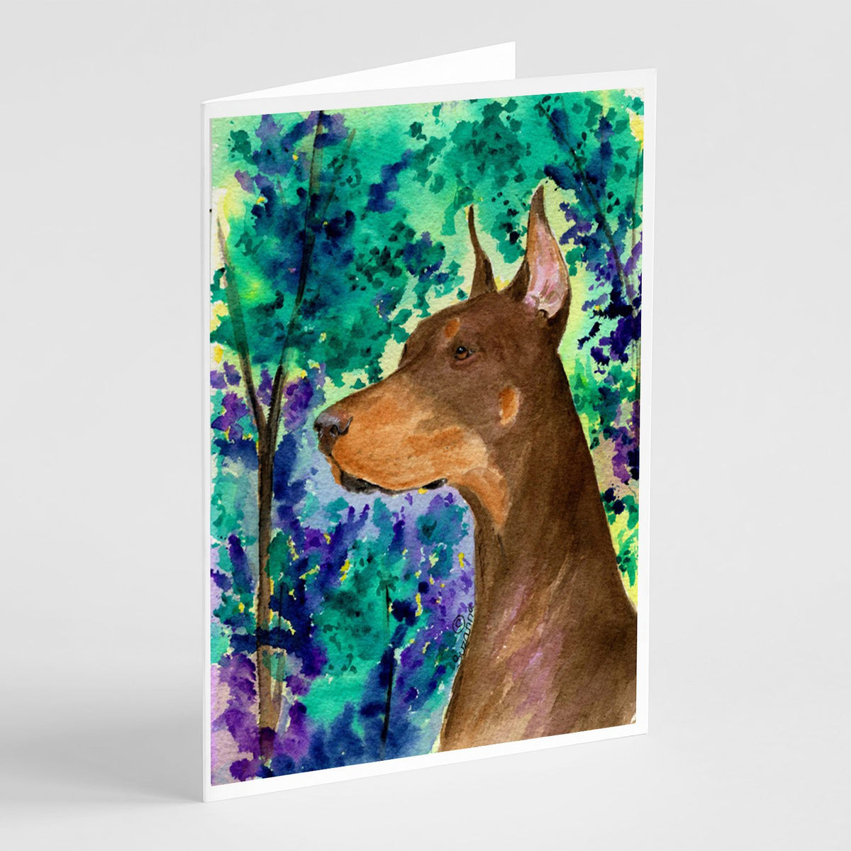Buy this Doberman Greeting Cards and Envelopes Pack of 8