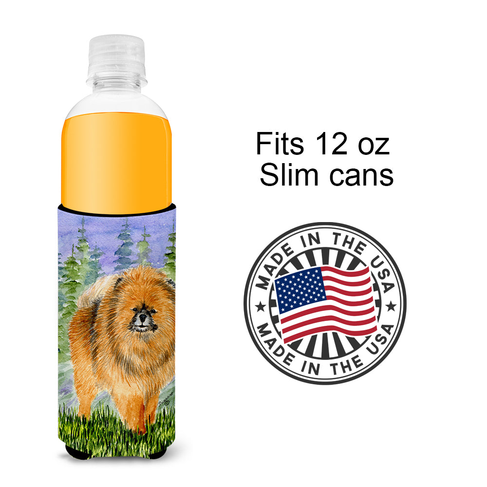 Pomeranian Ultra Beverage Insulators for slim cans SS8459MUK.