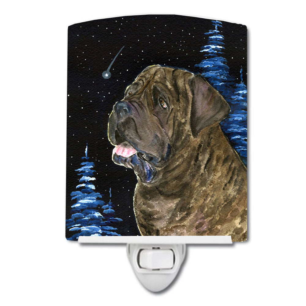 Starry Night Mastiff Ceramic Night Light SS8463CNL - the-store.com